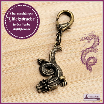 Charmanhänger "Glücksdrache"