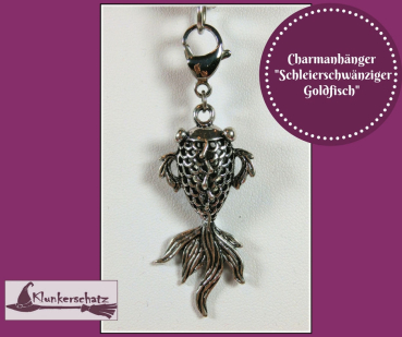 Charmanhänger "Schleierschwänziger Goldfisch"