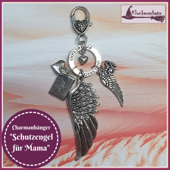Charmanhänger "Schutzengel für Mama"