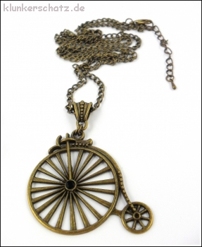 Halskette "Historisches Fahrrad"