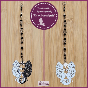 Fenster-, Wand- oder Raumschmuck "Drachenschutz"