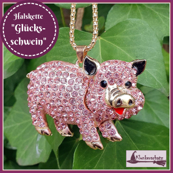 Halskette "Glücksschwein"