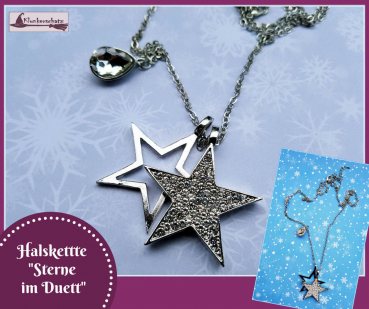 Halskette "Sterne im Duett"