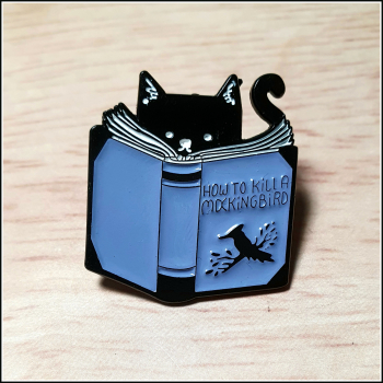 BuchLiebeKollektion - "Lesende Katze" - How to kill a Mockingbird