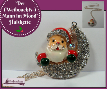 Kette "Der (Weihnachts-)Mann im Mond"