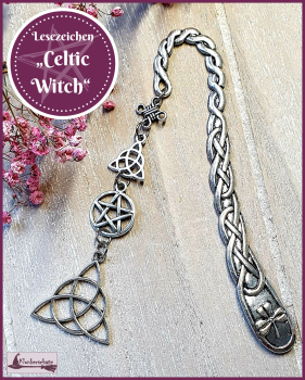 Lesezeichen "Celtic Witch" - 12 cm