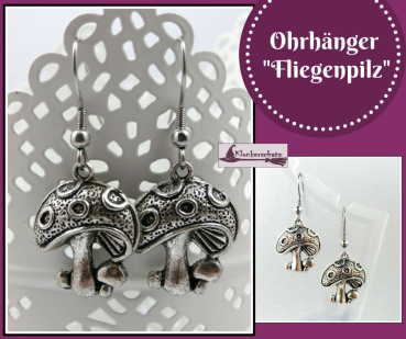 Ohrhänger "Fliegenpilz"