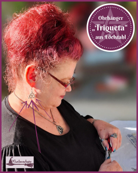 Ohrhänger „Triqueta“ aus Edelstahl