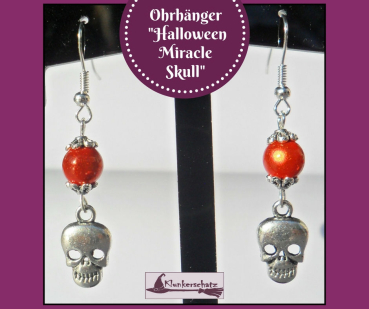 Ohrhänger "Halloween Miracle Skull"