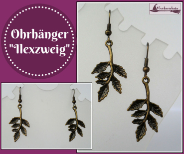 Ohrhänger "Ilexzweig"