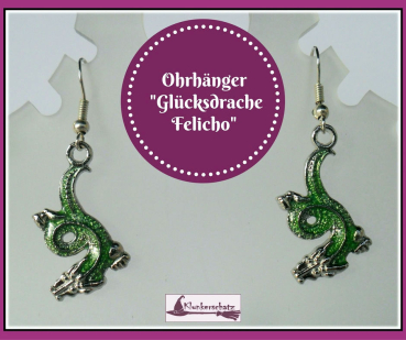 Ohrhänger "Glücksdrache Felicho"
