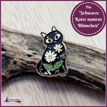 Pin "Schwarze Katze namens Blümchen"