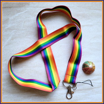 Schlüsselband "Regenbogen"