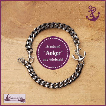 Armband "Anker" aus Edelstahl