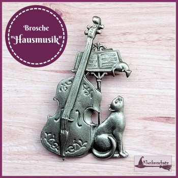 Brosche "Hausmusik"