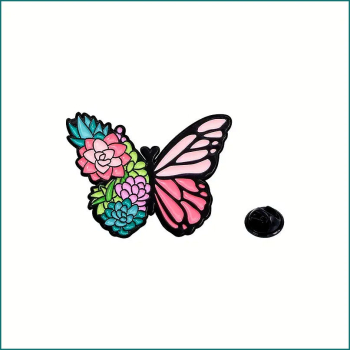 Pin "Schmetterling mit Blütenflügel"