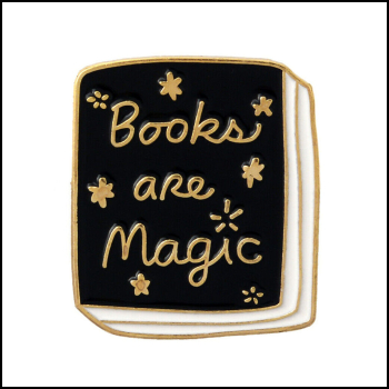 BuchLiebeKollektion - Pin "Books are magic"