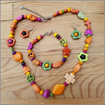 Schmuckset "Howlith" - Einzelanfertigung