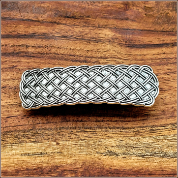 Haarspange "Keltische Knoten" in Antiksilber