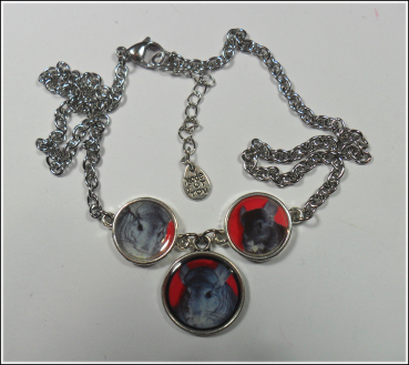 Sonderanfertigung - Schmuckset "Chinchilla"