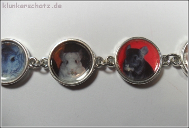 Sonderanfertigung - Schmuckset "Chinchilla"