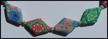 "Clay Ton Kunterbunt" Set aus Collier & Ohrhängern