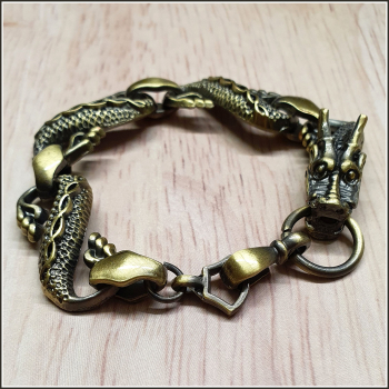 Armband "Bronzedrache" - 20 cm