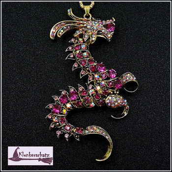 Halskette "Großer Drache des Purpurlichts"