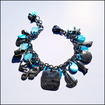 Bettelarmband "Dreaming of the sea" - Unikat!