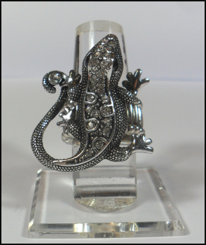 Ring mit Dehnschiene "Eidechse"