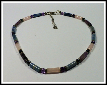 Halskette "Edelstein-Unikat"