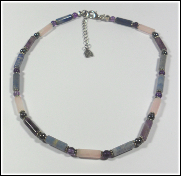 Preview: Halskette "Edelstein-Unikat"