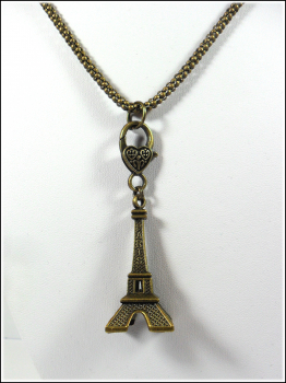 Charmanhänger "Eiffelturm" - Bronze