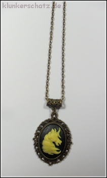 Halskette "Medaillon Einhorn"