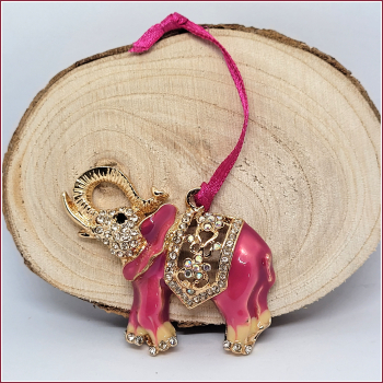 Geschenk-, Deko- oder Baumanhänger "Elefant"