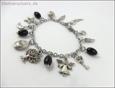 Schutzengelarmband "Engel der Kraft" - Unikat - 20 - 22 cm