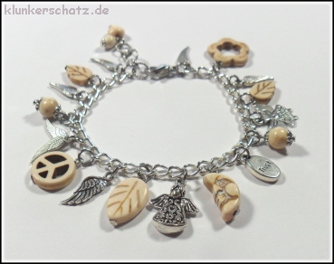 Bettelarmband "Schutzengel des Vertrauens" - Unikat