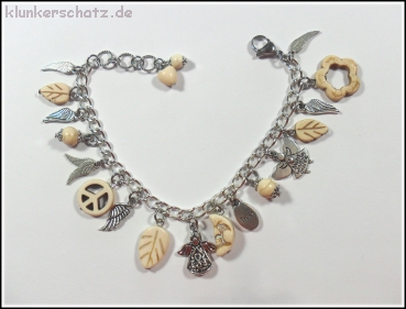 Bettelarmband "Schutzengel des Vertrauens" - Unikat