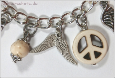 Bettelarmband "Schutzengel des Vertrauens" - Unikat