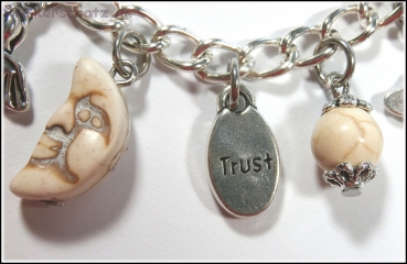 Bettelarmband "Schutzengel des Vertrauens" - Unikat