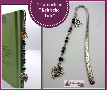 Lesezeichen "Keltische Eule"
