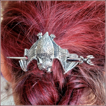 Haarschmuck "Fledermaus"