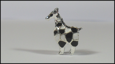 European Bead "Giraffe Giselle" - emailliert