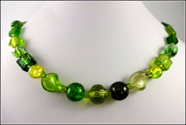 Halskette "Greenery" - Einzelanfertigung / Unikat