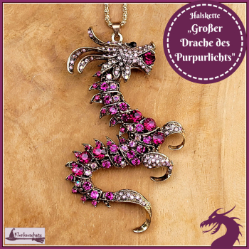 Halskette "Großer Drache des Purpurlichts"