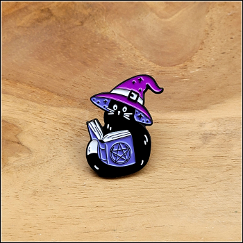Pin "Lesende Hexenkatze"