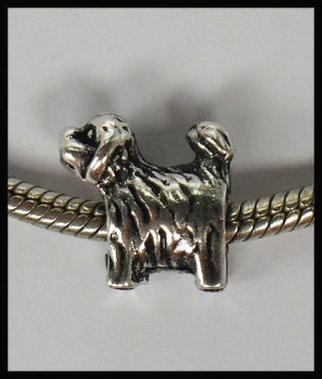 European Bead "Hund Wuschel"