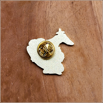Pin "Hexenkatze mit Hexenhut"