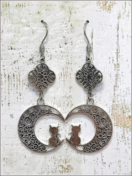 Ohrschmuck "Katzenmond"