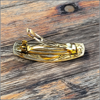 Haarspange "Keltisches Kreuz" in der Farbe Antikgold